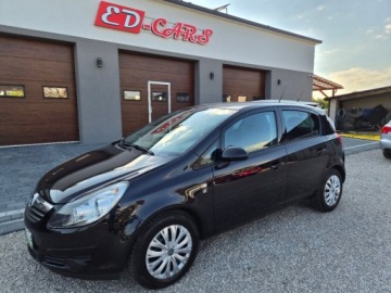 Opel Corsa D Hatchback 1.2 Twinport ECOTEC 85KM 2010 Opel Corsa Sliczna czarna 1.2 benzyna Bezwypadkowa Zarejestrowana Gwaranc, zdjęcie 3