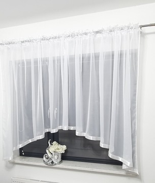 ГОТОВАЯ ШТОРА 200 Х 150 СМ БЕЛАЯ ШТОРА АРКА ХИТ