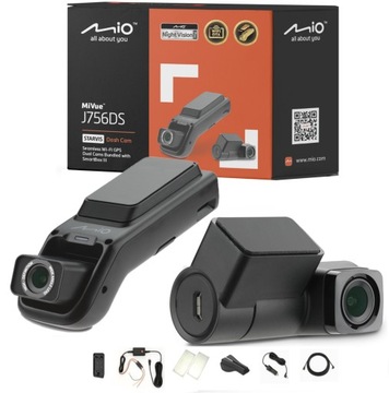 Wideorejestrator Mio Mivue J756DS Dual