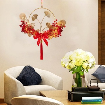 Dekoracje na Chiński Nowy Rok Wiosenne dekoracje świąteczne Poświata Tradycyjny styl A