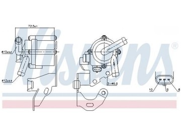 ČERPADLO VODY CITROEN DS4 1.6 C4 II DS3