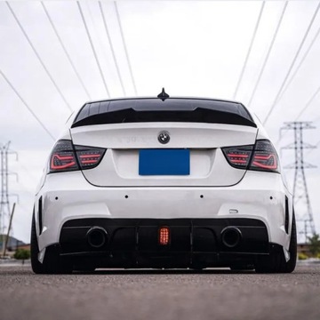 СПОЙЛЕР BMW 3 Black E90 LOTKA M4 ЧЕРНЫЙ ABS ЗАДНИЙ СПОЙЛЕР НА КРЫШКЕ