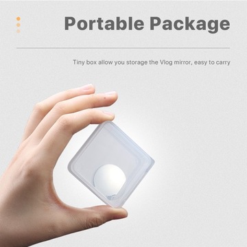 Compact Adhesive Mirror for Phone Metal Plates