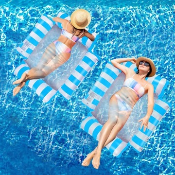 ЛЕТНИЙ НАДУВНОЙ ПЛЯЖНЫЙ МАТРАС ВОДНАЯ КРОВАТЬ СТУЛ ДЛЯ ПЛАВАНИЯ