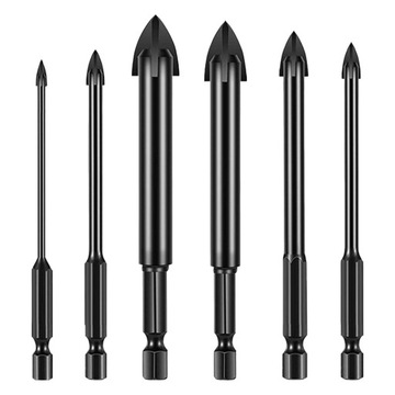 6x Cross Hex Shank Masonry