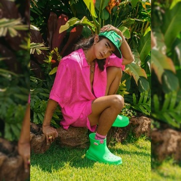 ЖЕНСКАЯ ОБУВЬ CROCS СПОРТИВНЫЕ ШЛАНГИ ВОДОНЕПРОНИЦАЕМЫЕ РЕЗИНОВЫЕ БОТИНКИ РАЗМЕРЫ 38-39