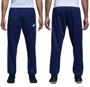 Adidas spodnie dresowe męskie CV3585 SPORTOWE TRENINGOWE niebieski r. L