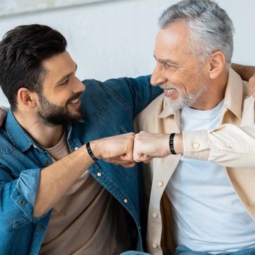 МУЖСКОЙ МАГНИТНЫЙ БРАСЛЕТ ЗДОРОВЬЯ, ЧЕРНАЯ СТАЛЬ