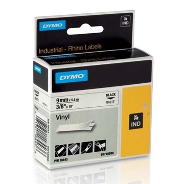 Dymo oryginalny taśma do drukarek etykiet, Dymo, 18443, S0718580, czarny dr