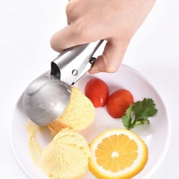 ЛОЖКА ДЛЯ МОРОЖЕНОГО, КАРТОФЕЛЯ, РИСА, БОЛЬШАЯ СТАЛЬНАЯ РУЧКА-РУЧКА