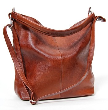 TOREBKA SKÓRZANA SHOPPER BAG 100% SKÓRA NATURALNA