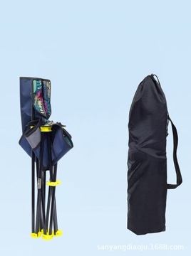 Krzesło Turystyczne Wędkarskie Składane MOCNE L