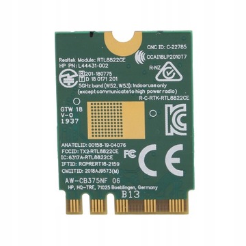 Модуль Bluetooth Wi-Fi RTL8822CE 2,4/5,0 ГГц