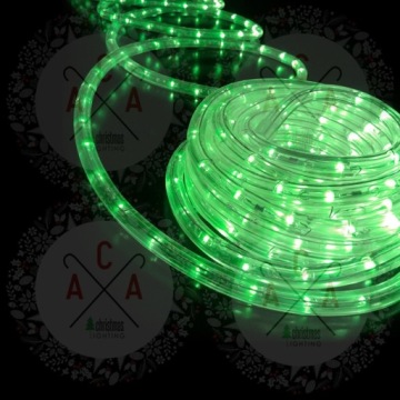 ACA Lighting Świąteczny wąż LED zielony 100m IP20 R100M3WGC
