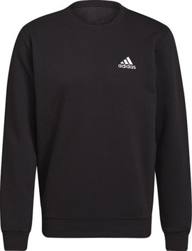 BLUZA MĘSKA ADIDAS ESSENTIALS FLEECE SWEATSHIRT CZARNA GV5295 r L