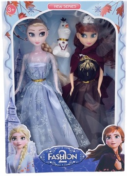 KRAINA LODU LALKA ELZA I ANNA ZESTAW LALEK FROZEN ELSA