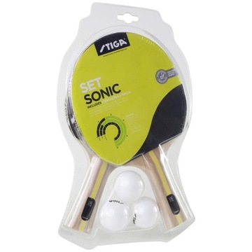Zestaw Rakiet Set Sonic Black/red uni