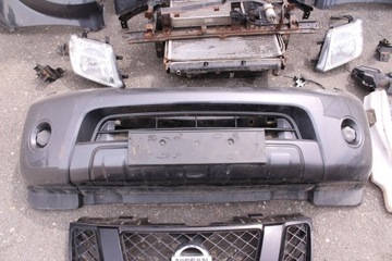 Передний комплект бампера на капот Navara D40 Lift 10 лет