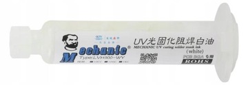 SOLDERMASKA do płytek drukowanych MECHANIC UV UVH900-WY BIAŁA 10g