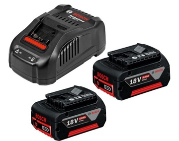 Bosch Ładowarka + 2akumulatory 5Ah 18v
