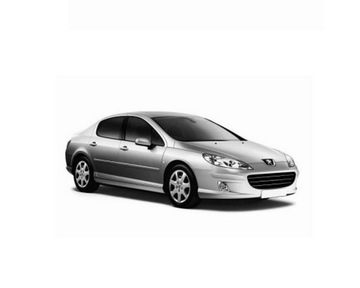 Накладка на бампер Peugeot 407 2004-10 Хром Правая