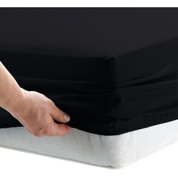 POLSKIE PRZEŚCIERADŁO JERSEY Z GUMKĄ 120x200 cm + ZAKŁADKA NA ŁÓŻKO MATERAC