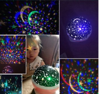LAMPKA NOCNA LED PROJEKTOR GWIAZD WIELE WARIANTÓW