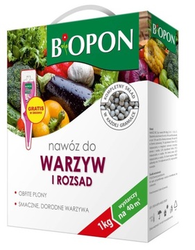 BIOPON nawóz do warzyw i rozsad granulat 1kg