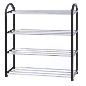 ПОЛКА ДЛЯ ОБУВИ ПОДСТАВКА КНИЖНЫЙ ШКАФ 4 УРОВНЯ ПРОЧНЫЙ Органайзер для обуви для дома