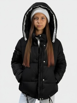 ЗИМНЯЯ КУРТКА CHANTAL GIRL 158 Черный HOKUS_PL