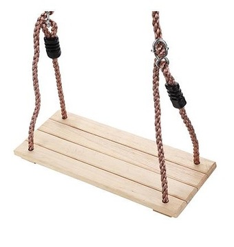 Huśtawka ogrodowa wisząca drewniana 100kg