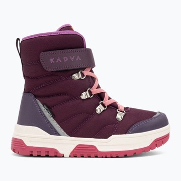 Детские зимние ботинки KADVA Flow WaterProof бордовыеКОМФОРТ И ЗАЩИТА ОТ ДОЖДЯ