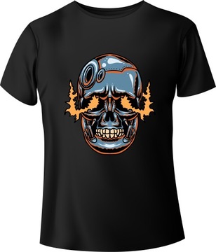 T-shirt Metallic Skull Czarny XXL