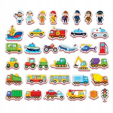 Магнитный набор. Транспорт