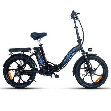 ONESPORT BK6 Składany rower elektryczny 20*3.0 Opona Shimano 7-biegowy