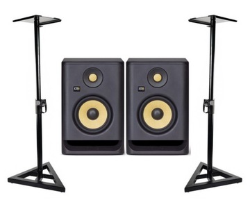 KRK RP5 G4 MONITORY STUDYJNE + STATYWY 2szt PARA