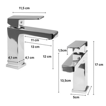 Смеситель для умывальника, Смеситель для умывальника, НИЗКИЙ, ХРОМ, СТОЯЩИЙ, МАЛЕНЬКИЙ