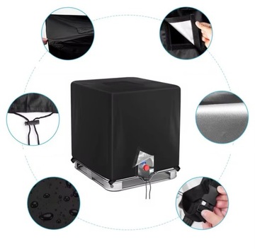 Крышка крышки брезента для резервуара вода Mauzer IBC 1000L Oxford Strong