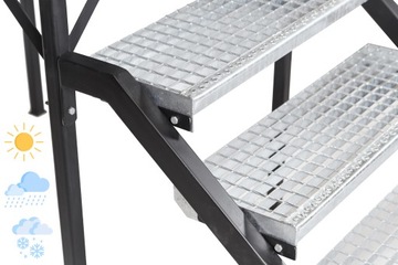 Ступени WEMA 900x270 мм | оцинкованный | металлические лестницы, ступени