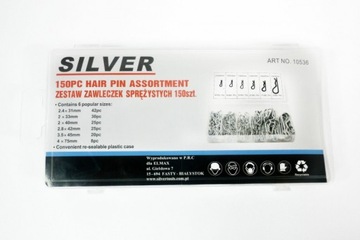 НАБОР ПРУЖИННЫХ ШПИЛЬКОВ, 150 ШТ.