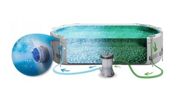 КАРКАСНЫЙ САДОВЫЙ БАССЕЙН 305x200x84см BESTWAY 19в1 МЕГА НАБОР + БЕСПЛАТНО