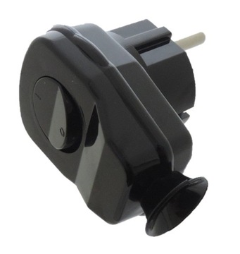 СЪЕМНАЯ УГЛОВАЯ СЕТЕВАЯ ВИЛКА С ВЫКЛЮЧАТЕЛЕМ