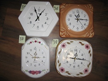 Фарфоровые кухонные часы