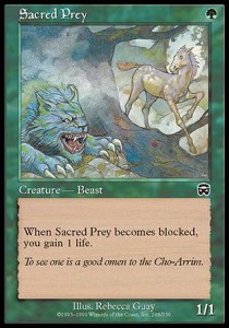 Karta Magic MTG Sacred Prey