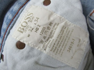 HUGO BOSS _____ WASH JEANS SPODNIE ___ 32/34