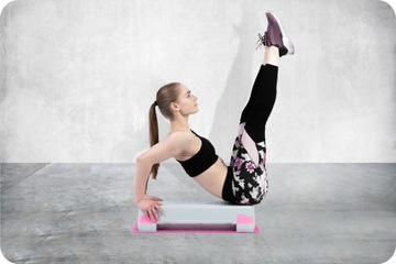 СТЕП ДЛЯ УПРАЖНЕНИЙ ФИТНЕС-АЭРОБИКА 2 СТЕПА + МАТ