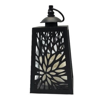 Ажурный фонарь со светодиодной свечой Фонарь со свечой и батарейной вставкой