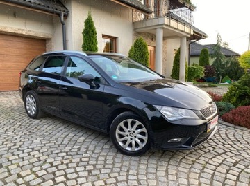 Seat Leon III ST 1.6 TDI CR 105KM 2014 SEAT LEON ST 1.6 TDI, SERWIS DO KOŃCA, KLIMATRONIK, zdjęcie 9