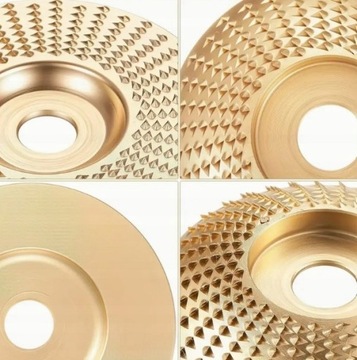 Набор из 3 дисков Рашпиль по дереву 100 мм слегка скошенный + выпуклый цилиндр 75 мм