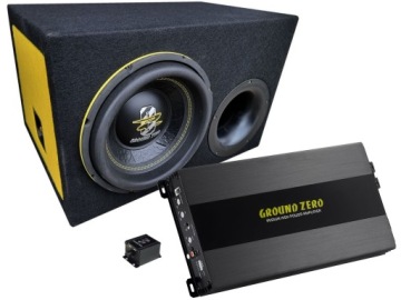 Ground Zero Gzrw 10XSPL D2 Bass Kit subwoofer 25 cm